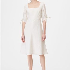 Tailored by Rebecca Taylor white linen dress